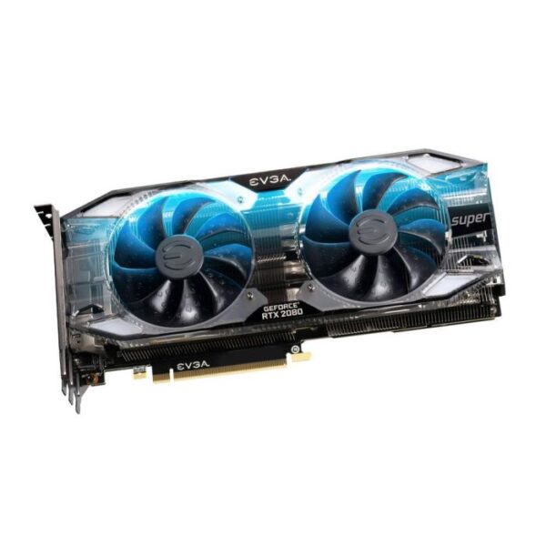 Evga GeForce RTX 2080 Super XC Ultra Overclocked 8GB 256-bit GDDR6 PCI Express 3.0 2.75 Slot Extreme Cool Dual 70C Gaming RGB Metal Backplate Video Graphics Card