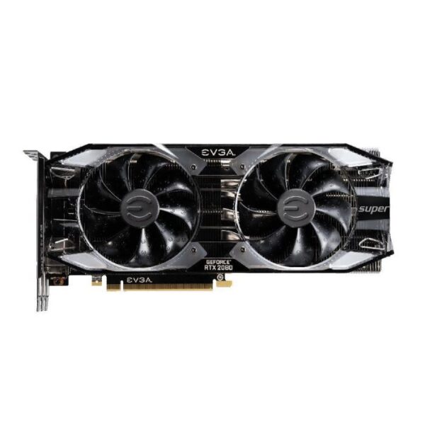 Evga GeForce RTX 2080 Super XC Ultra Overclocked 8GB 256-bit GDDR6 PCI Express 3.0 2.75 Slot Extreme Cool Dual 70C Gaming RGB Metal Backplate Video Graphics Card