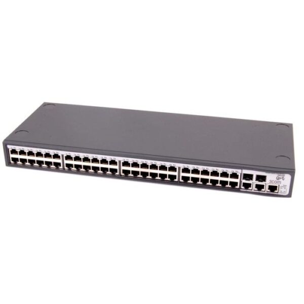 3Com 3CBLSF50H 3Com Baseline 2250 Plus Switch 2 x SFP (mini-GBIC) Shared 48 x 10/100Base-TX LAN, 2 x 10/100/1000Base-T Uplink