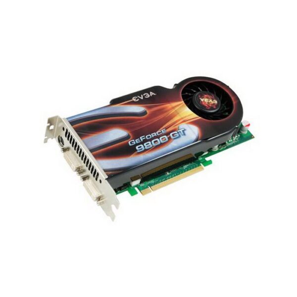 Evga GeForce 9800 GT 512MB GDDR3 256-bit HDCP Ready SLI Support PCI Express 2.0 x16 Video Graphics Card