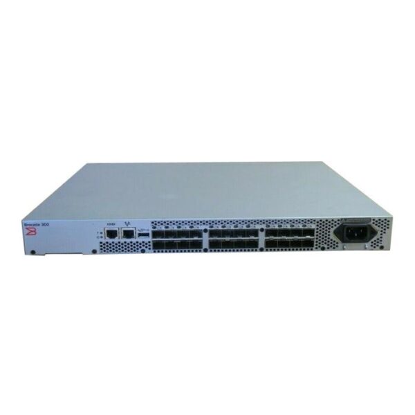 Brocade 80-1001434-02 Brocade 300 8 Active 8g Fibre Channel San Switch with 8x 8GB Sfp Ports