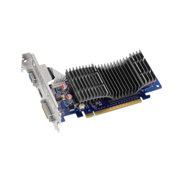 Asus EN210 SILENT/DI/512MD3(LP) Nvidia GeForce 210 512MB DDR3 64-Bit HDMI / DVI-I / D-Sub / HDCP Support PCI-Express 2.0 Video Graphics Card