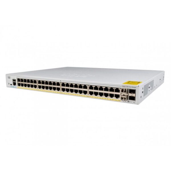 Cisco C1000FE-48P-4GL-RF Cisco Catalyst 1000 48-Ports PoE FE Ethernet Switch with 2x 1Gbps SFP and 2x 1Gbps Combo Ports