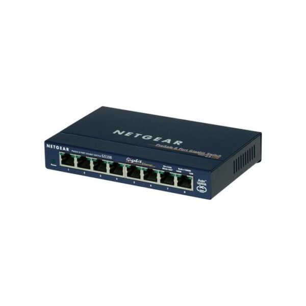 Netgear GS108GE NetGear ProSafe 8-Ports 10/100/1000Mbps Gigabit Ethernet Switch