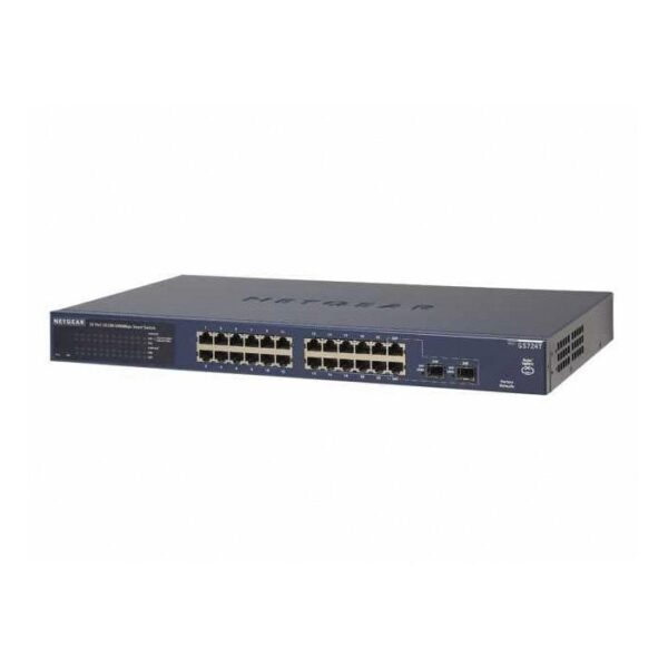 Netgear GS724T300EUS NetGear ProSafe 24-Ports 10/100/1000Mbps RJ45 Gigabit Ethernet Smart Switch