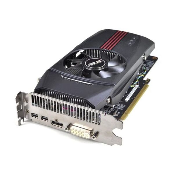 Asus AMD Radeon HD 7770 1GB GDDR5 128-Bit HDMI / 2x Mini DisplayPort / DVI-D / D-Sub / HDCP Support PCI-Express 3.0 Video Graphics Card