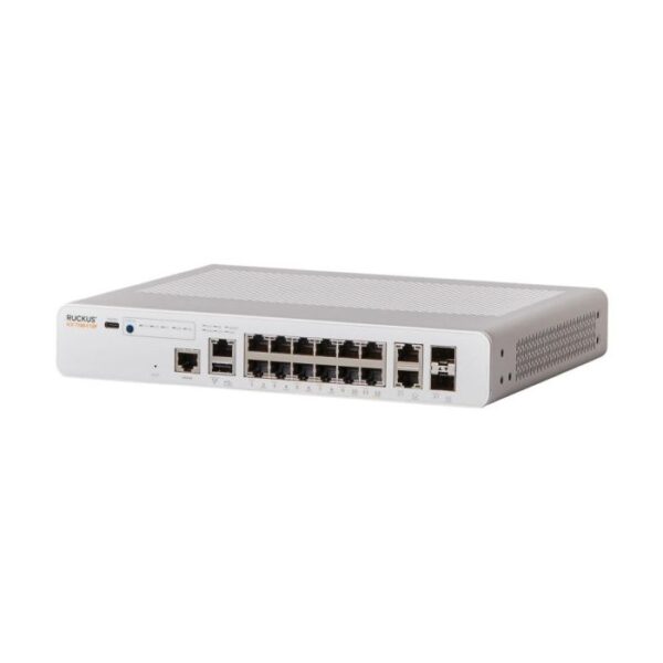 Brocade ICX7150-C12P-2X1G-A1 Brocade ICX 7150 12-Ports SFP 10/100/1000Base-T PoE+ Manageable Layer 3 Rack-mountable Gigabit Ethernet Switch