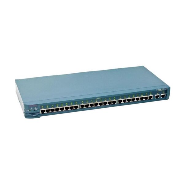 Cisco WS-C1924-EN-DC Cisco Catalyst 1924 Series 24-Ports 10Base-T Managed Switch with 2x 100Base-TX Ports 48 volt DC Power Supply Enterprise Edition