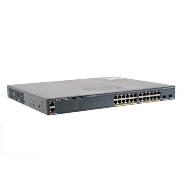 Cisco WS-C2960X-24TD-L-B2 Cisco Catalyst 2960-X 24-Ports 10/100/1000Base-T RJ-45 Manageable Layer2 Rack-mountable 1U and Desktop Switch with 2x SFP+ Expansion Slots