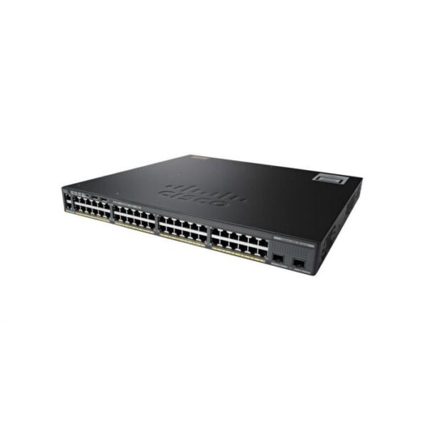 Cisco WS-C2960X-48FPD-L-A1 Cisco Catalyst 2960x Series 48-Ports 10/100/1000 Ethernet Port Lan Switch with 2x SFP+ Uplink Ports