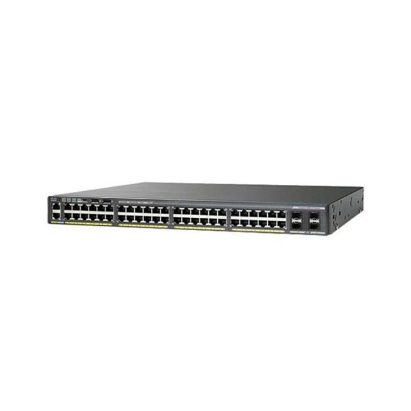 Cisco WS-C2960X-48FPS-L-B2 Cisco Catalyst 2960-X Series 48-Ports 10/100/1000Base-T RJ-45 PoE USB Manageable Layer2 Rack-mountable 1U and Desktop Switch with 4x SFP Ports