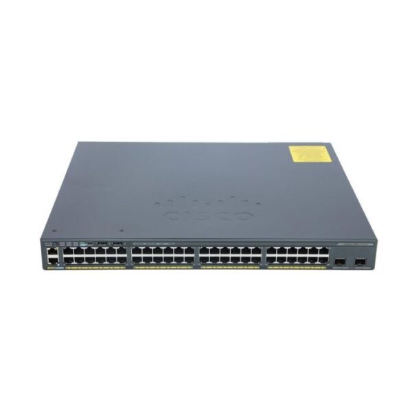 Cisco WS-C2960X-48LPD-L-DB Cisco Catalyst 2960-X Series 48-Ports 10/100/1000Base-T RJ-45 12x PoE and 12x PoE+ Ports USB Manageable Layer3 Rack-mountable Ethernet Switch with 2x SFP+ Ports