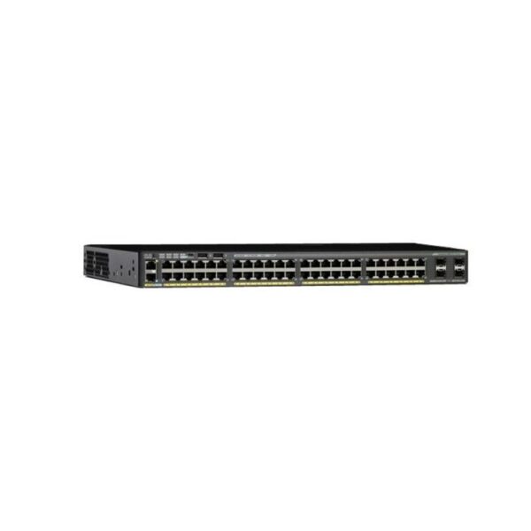 Cisco WS-C2960X-48TS-L++ Cisco Catalyst 2960-X 48-Ports 10/100/1000Base-T RJ-45 PoE USB Manageable Layer2 Rack-mountable Switch with 4x SFP Ports