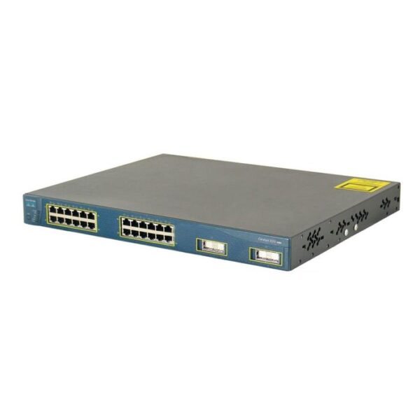 Cisco WS-C3550-24-EMI Cisco Catalyst 3550-24 EMI 24-Ports 10/100 100Mbps Fast Ethernet Managed Switch with 2x GBIC Ports