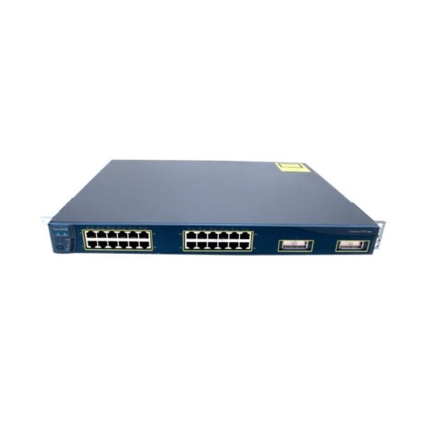 Cisco WS-C3550-24-SMI Cisco Catalyst 3550 24 multilayer switch with 24-Ports 10/100 ports and 2 GBIC based Gigabit Ethernet ports SMI installed