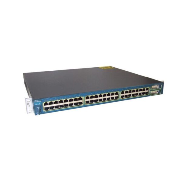 Cisco WS-C3550-48-EMI Cisco Catalyst Switch with 48-Ports 10/100 and 2 GBIC-based Ethernet EMI installedCertified