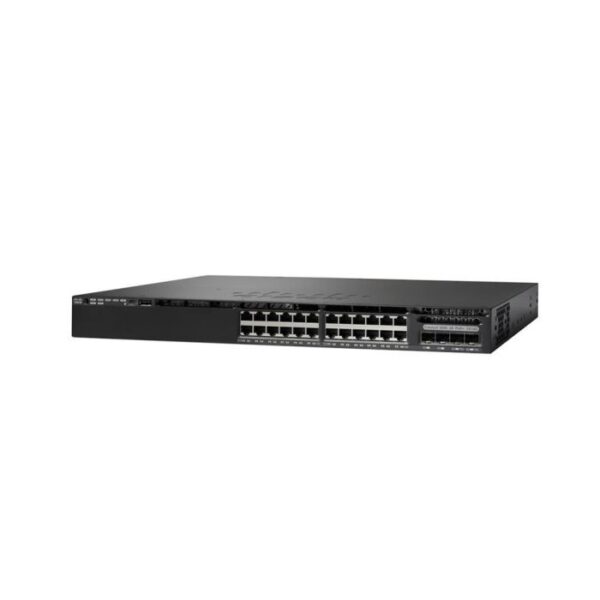 Cisco WS-C3650-24TD-L-A1 Cisco Catalyst 3650 24-Ports 10/100/1000Base-T RJ-45 Manageable Layer4 Rack-mountable 1U and Desktop Switch with 4x 10 Gigabit Ethernet Uplink Ports