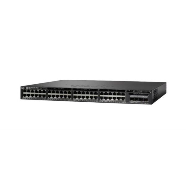 Cisco WS-C3650-48FWS-S= Cisco Catalyst 3650 Series 48-Ports 10/100/1000Base-T RJ-45 PoE+ Manageable Layer4 Rack-mountable 1U and Desktop Switch with 4x SFP Ports