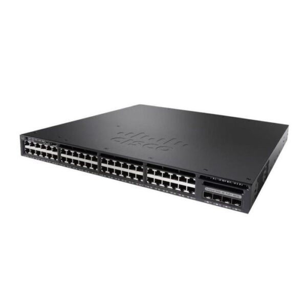 Cisco WS-C3650-48PS-S-A1 Cisco Catalyst 3650-48PS 48-Ports 10/100/1000Base-T RJ-45 PoE+ Manageable Layer2 Rack-mountable 1U Switch with 4x SFP Ports