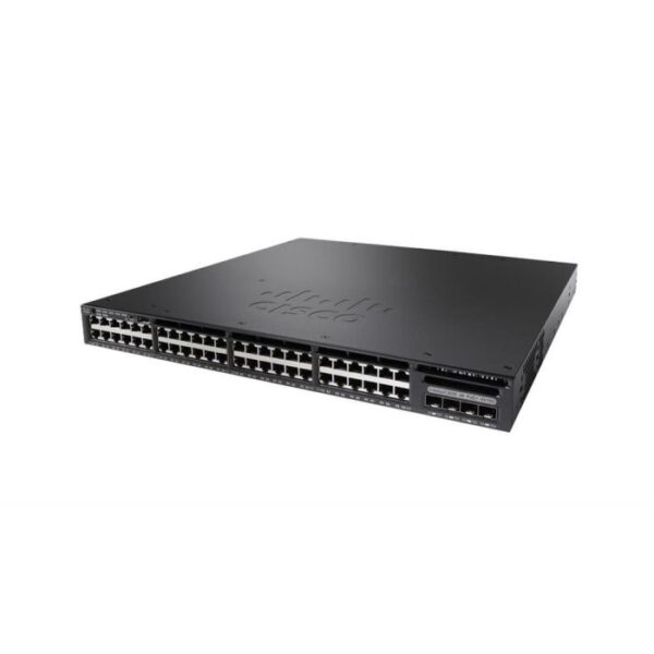 Cisco WS-C3650-48TS-L-B2 Cisco Catalyst 3650 48-Ports 10/100/1000Base-T RJ-45 Manageable Layer2 Rack-mountable 1U Stackable Switch with 4x SFP Ports