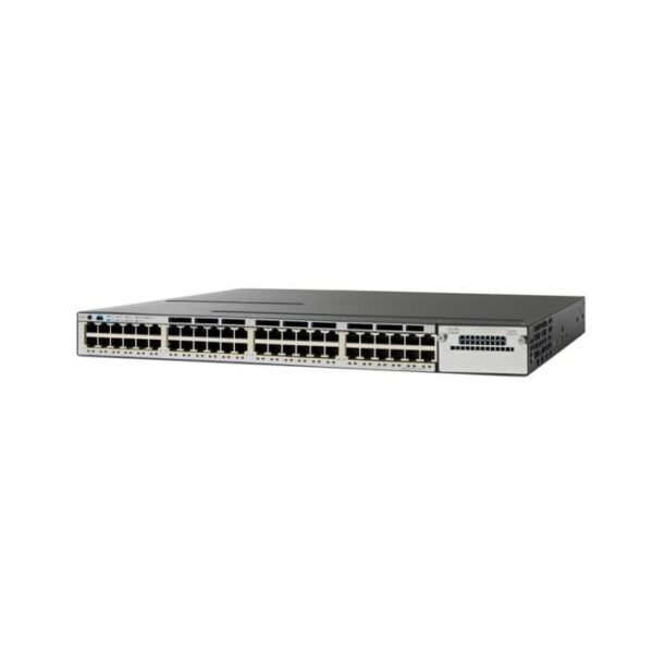 Cisco WS-C3750X-48U-L-RF Cisco Catalyst 3750X 48-Ports 10/100/1000Base-T RJ-45 UPOE Manageable Layer3 Rack-mountable 1U Stackable Modular Switch with 1x Espansion Slot