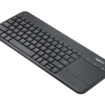 Logitech Wireless Touch Keyboard K400 Plus - keyboard - with touchpad - QWERTY - US International - black