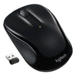 Logitech M325s Wireless Mouse, 2.4 GHz with USB Receiver, Black - Mouse - 2.4 GHz - black