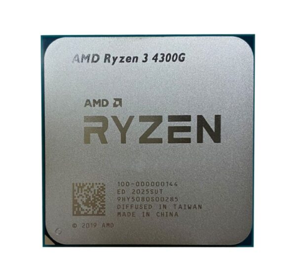 AMD 100-000000144  Ryzen 3 4300G 3.8GHz Quad-Core 4MB L3 So Processor