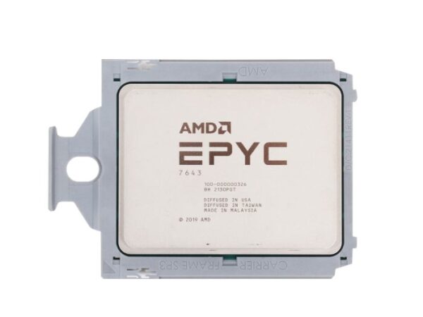 AMD 100-000000326  EPYC 7643 2.3GHz 48-Core 256MB L3 Socket Processor