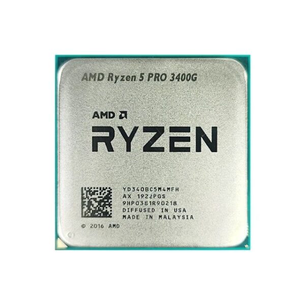 AMD YD340BC5M4MFH  Ryzen 5 Pro 3400G 3.7GHz Quad-Core 4MB L Processor